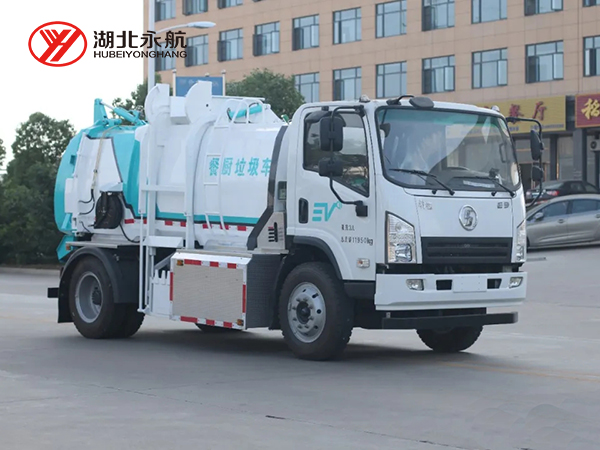陕汽轩德纯电动餐厨垃圾车