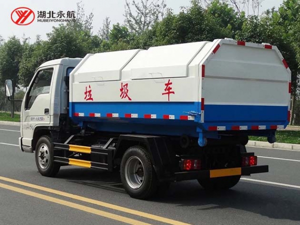 福田小卡之星3钩臂垃圾车