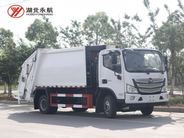 福田欧马可6-8方压缩式垃圾车