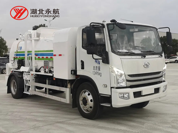 上汽跃进12吨纯电动餐厨垃圾车