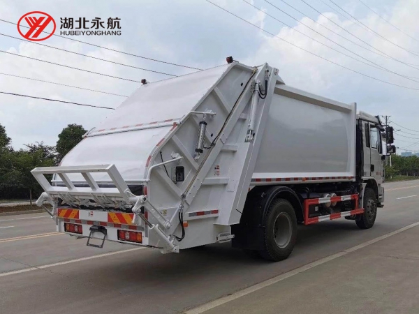 陕汽德龙L3000 14方压缩式垃圾车
