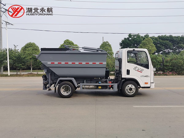 一汽解放虎V高位自装卸式垃圾车