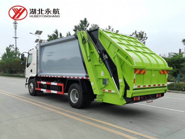 柳汽乘龙12-14方压缩式垃圾车