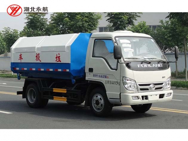 福田小卡之星3钩臂垃圾车