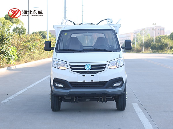 东风纯电动高位自装卸式垃圾车