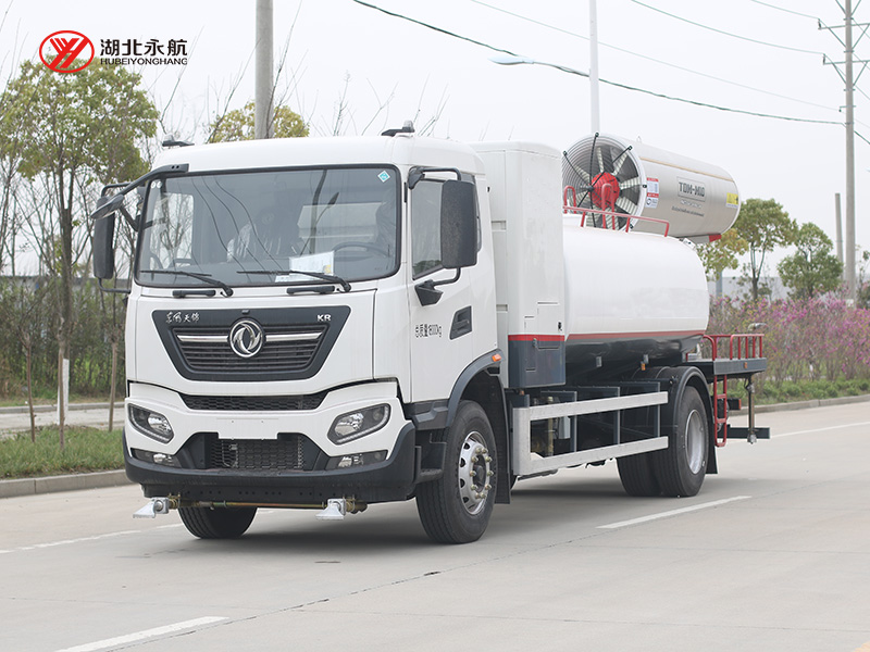 东风天锦纯电动抑尘车