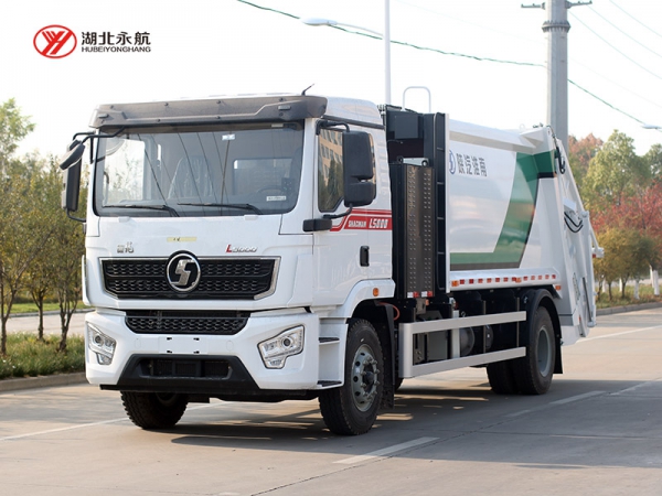 陕汽德龙纯电动12方压缩式垃圾车