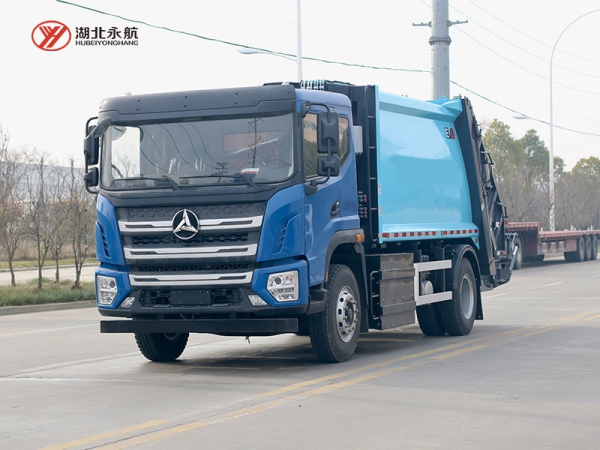 三一纯电动12方压缩式垃圾车