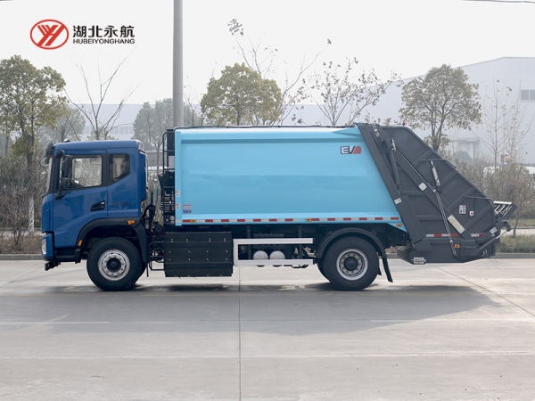 三一纯电动12方压缩式垃圾车