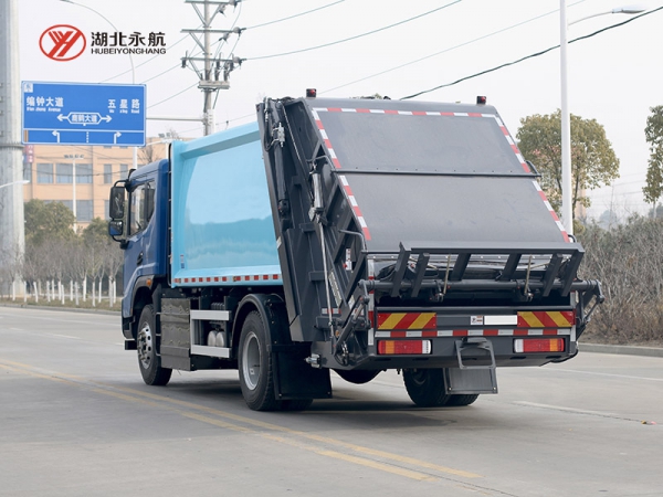 三一纯电动12方压缩式垃圾车