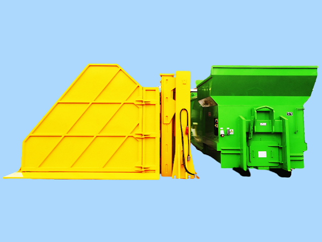 分体式侧翻上料移动压缩站